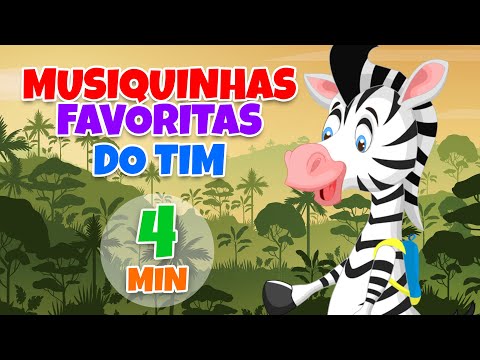 Musiquinhas Favoritas do Tim - Giramille 4 min | Desenho Animado Musical