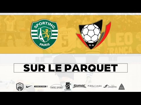 Sur le parquet du match Sporting Paris - Montpellier