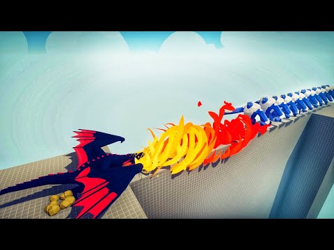 NEW DRAGON vs 100x EVERY UNIT - Totally Accurate Battle Simulator TABS