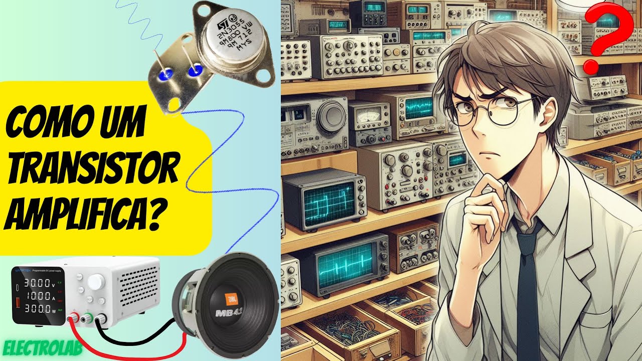 How does a TRANSISTOR Amplify a signal? Understand clearly!