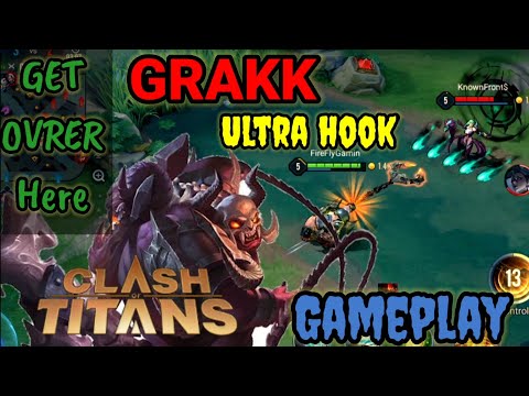 Grakk calculated Pro hook gameplay Clash of titans / Arena of valar gameplay