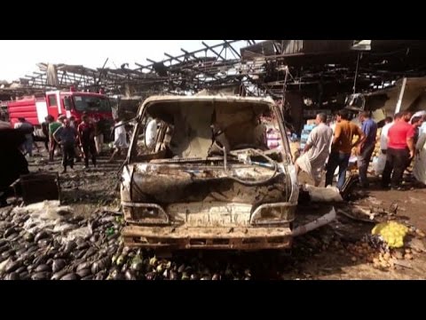Iraq; bomba in mercato a Bagdad: 54 morti, un centinaio di feriti