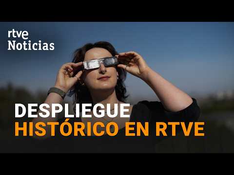 Eclipse solar |RTVE despliega una cobertura histórica desde el Observatorio de Yebes |RTVE Noticias