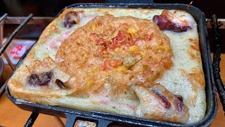 袋の中で割れたえび天が一瞬で元の形に - あと乗せサクサクたこ焼きをしてハイボールをキメるだけの動画
