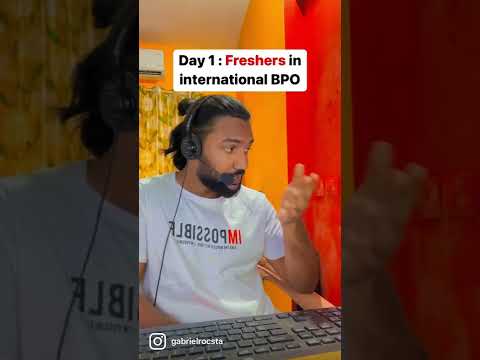Day 1 in an international BPO 😂 #shorts #bpo #reelitfeelit #funny #relatable #shortsindia #trending