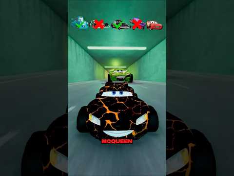 Pixar Cars vs Radiactive McQueen - Amazing Ending!