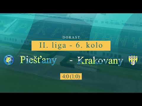 II. liga U19 - 6. kolo: Piešťany - Krakovany 4:0 (1:0)