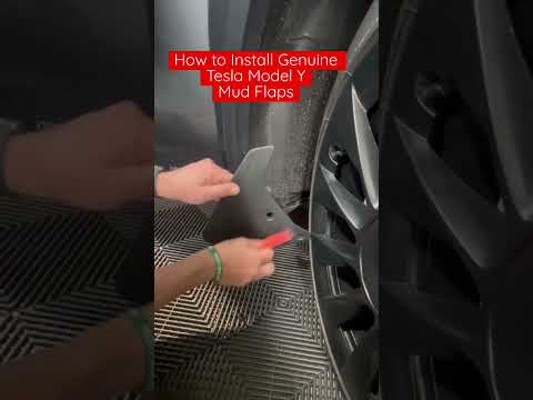How to Install Genuine Tesla Model Y - Mud Flaps