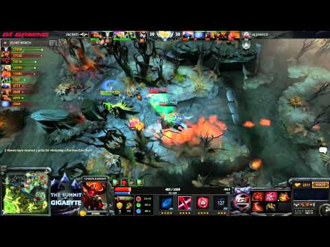 Team Secret vs Alliance #1 part 2  The Summit 3
