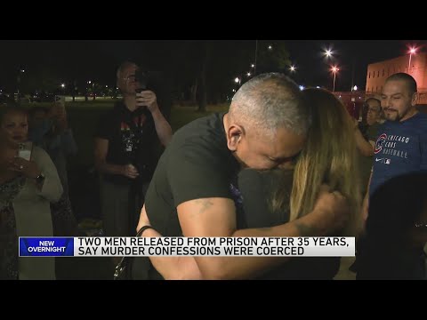 2 men released from prison after 35 years, say murder confessions were coerced