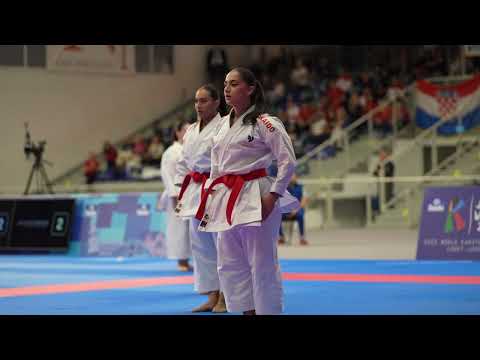 World Venice // FEMALE TEAM KATA BRONZE : FRANCE vs ITALY