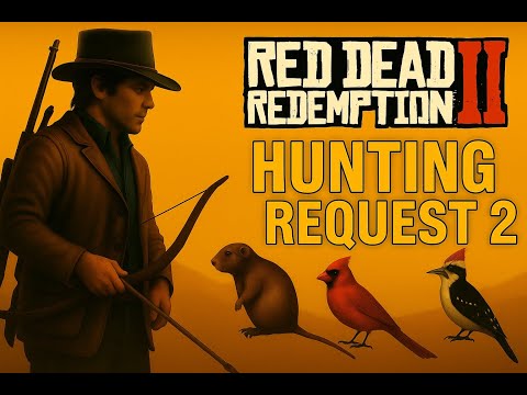 Red Dead Redemption 2: Hunting Request 2 (Perfect Cardinal, Rat & Woodpecker Guide)