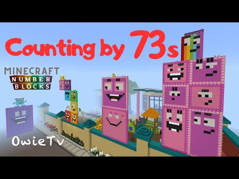 Counting by 73s Song Numberblocks Minecraft | Skip Counting Songs | Math and Number Songs for Kids