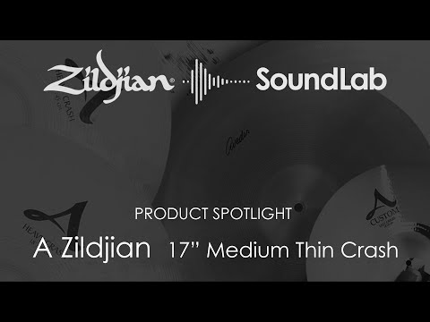 Zildjian 17 inch A Zildjian Medium Thin Crash Cymbal A0231 642388103517 image 6