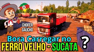 Carga Pesada no ETS2  26 Toneladas de Sucata de Ferro Velho de Lagoa da Prata a Bambuí – Mapa Minas