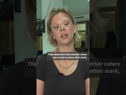 Stimmzettel zur EU-Wahl: Verschiedene Kreuze sind erlaubt
