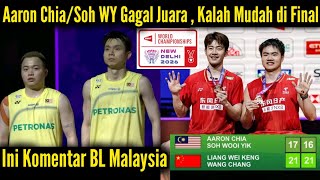 Download lagu Komen BL Malaysia usai Aaron Chia/Soh WY Gagal Juara Dikalahkan Liang/Wang di Final Kejuaraan Dunia mp3