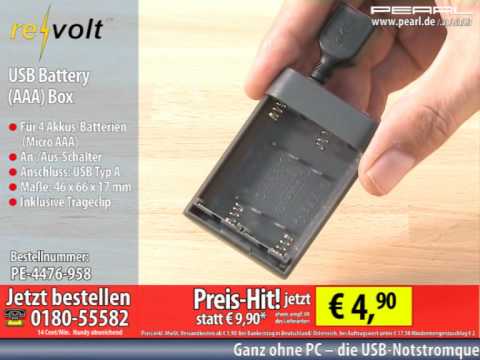 revolt USB Battery (AAA) Box