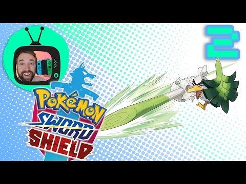 LIVE Pokemon Shield Gameplay! Part 2 Galar Gen 8 Adventure!