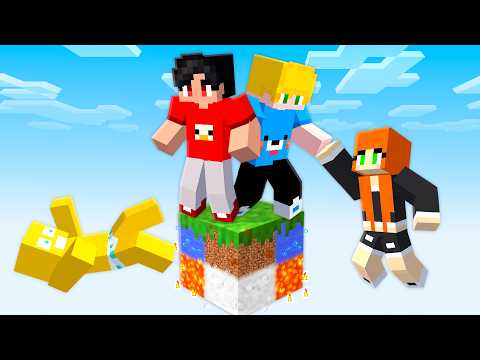 4 AMIGOS sobrevivendo a um BLOCO ELEMENTAL no minecraft