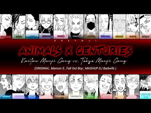 Animals x Centuries | Tokyo Revengers [Color Coded Lyrics]