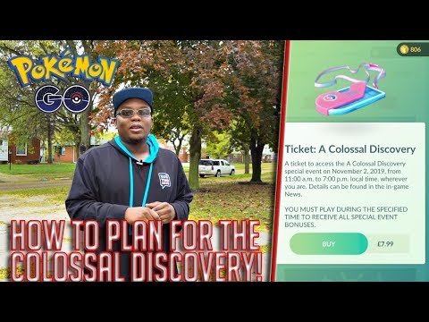 Pokemon Go: How To Plan For The Colossal Discovery!