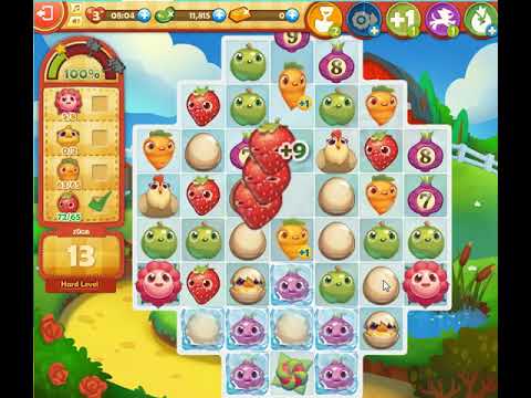 Farm Heroes Saga Level 1695 2 Stars with 3 Shovel Bosters