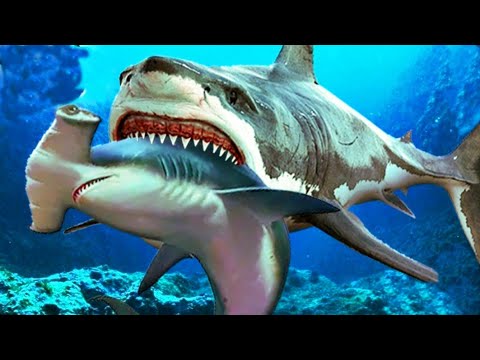 O BEBÊ TUBARÃO VIROU UM MEGALODON INSANO + COMEDOR DE MARTELO! Maneater