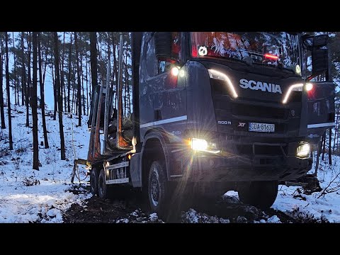 Leśna przygoda #562 Utopiona Scania przy zawracaniu | HELPING ACTION