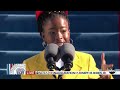 Amanda Gorman delivers powerful poem at