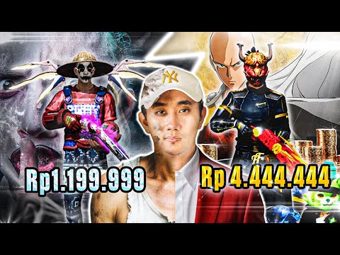 AKUN FF KECE Rp. 1.000.000 VS Rp 4.000.000