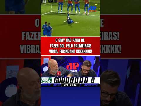 O GIAY VIROU ARTILHEIRO!!! KKKKK! REAÇÃO DO FACINCANI COM O GOL DO PALMEIRAS CONTRA O BRAGANTINO!