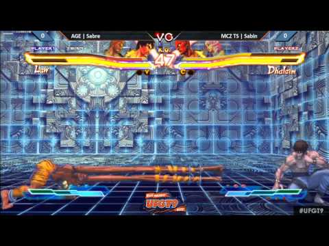 UFGT9 - MCZ TS | Sabin Vs. AGE | Sabre - SFxT Top 8 Losers