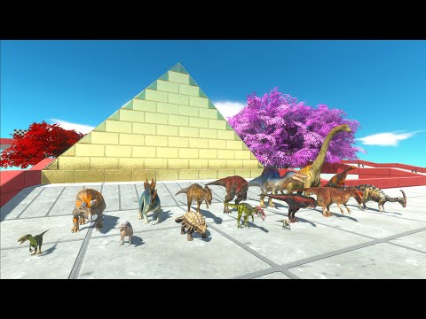 Hunting Found Jurassic World Evolution 2 All Dinosaurs VS Dragon - Animal Revolt Battle Simulator