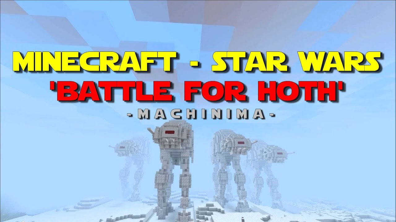 Minecraft - Star Wars - Battle For Hoth - YouTube