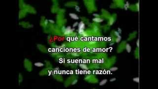 Karaoke - Andres Calamaro - No se puede vivir del amor