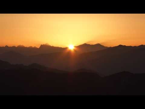 2017.03.15 Sunrise from our room at the Wildflower Hotel, Shimla, Himachal Pradesh, India