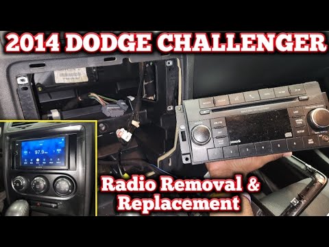 2014 dodge challenger radio removal replacement upgrade installation
