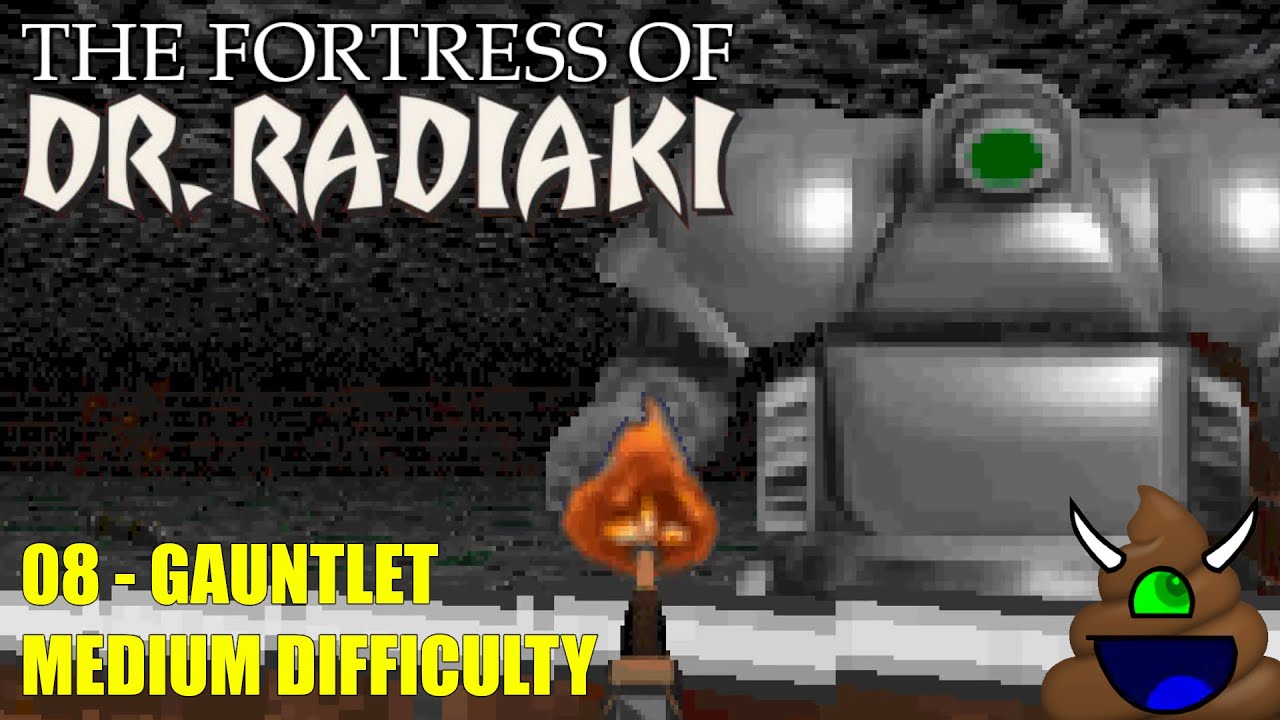 The Fortress of Dr. Radiaki CD (DOSBox) - 08 The Gauntlet - No Commentary
