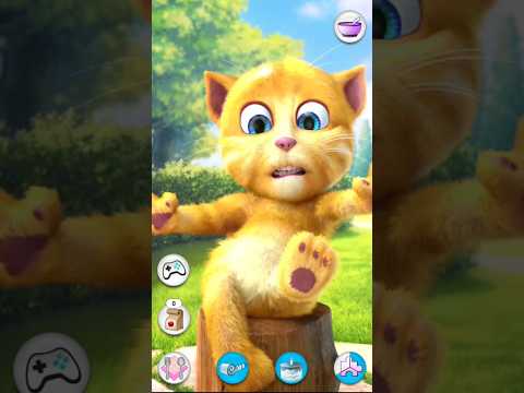 my ginger talking tom cat 😂🤪🐈 and fun funny video games #video #talkingtomcat #shortvideo #cat