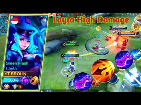 Layla Best Build High Damage - Layla Top 1 Global ~ MLBB