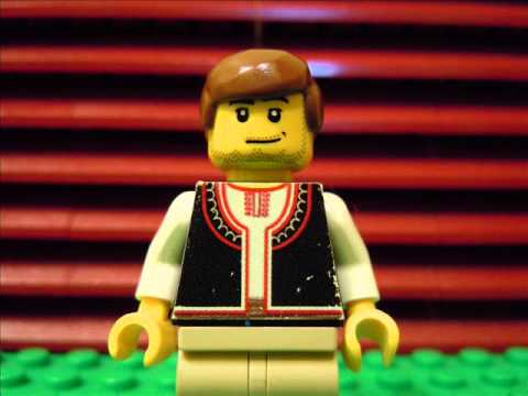 The national anthem of Bulgaria in lego