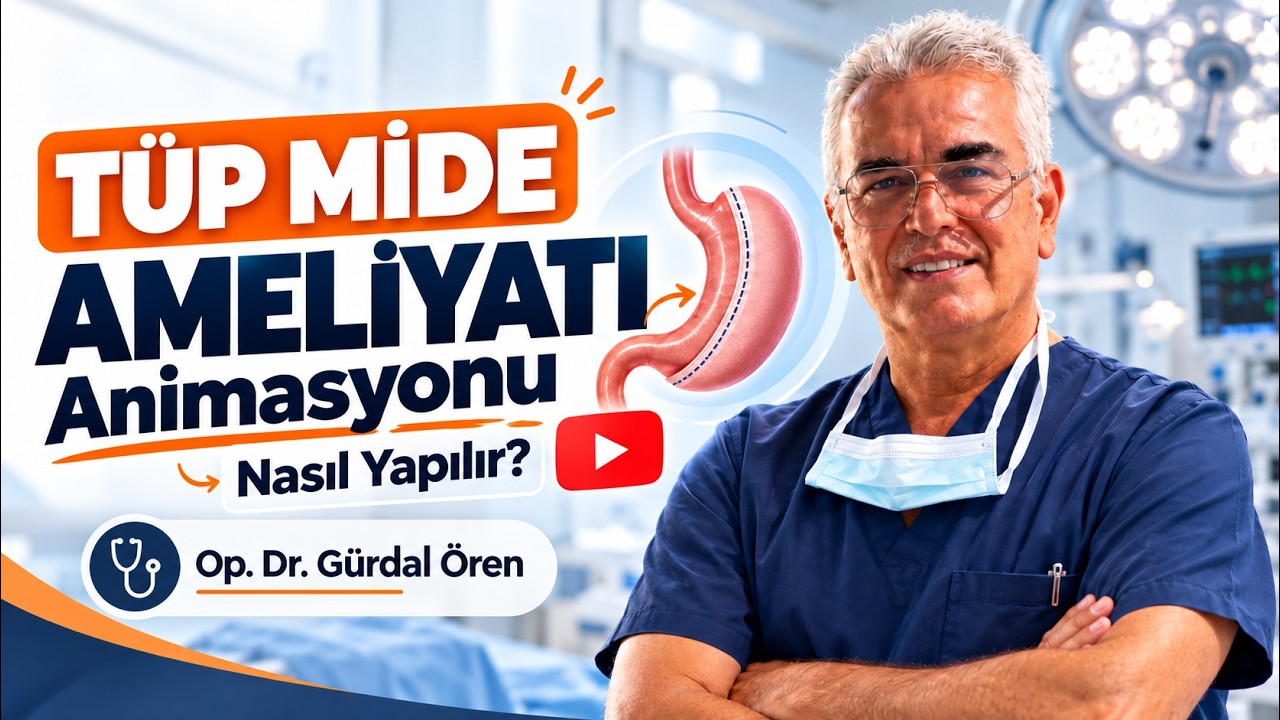 Tüp mide ameliyatı animasyonu