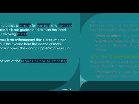 Understanding the Java Happens-Before Relationship: Ensuring Thread Safety in Multithreading