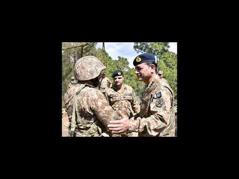 Pakistan army Staff (COAS), visited forward areas along Line of Control (LOC) today.