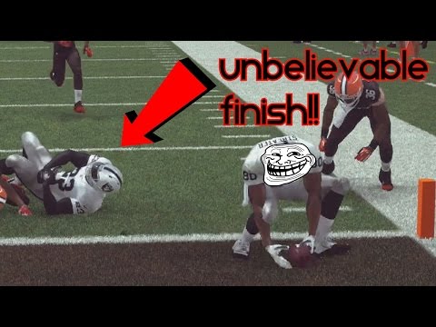 Madden 16 Career Mode RB - Ep. 3 "MOST UNBELIEVABLE FINISH EVER!!"