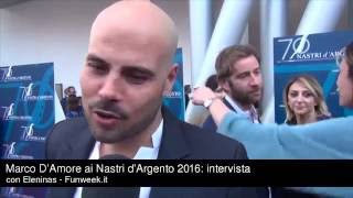 Gomorra 3, Ciro ci sarà? Marco D'Amore sibillino ai Nastri d'Argento 2016