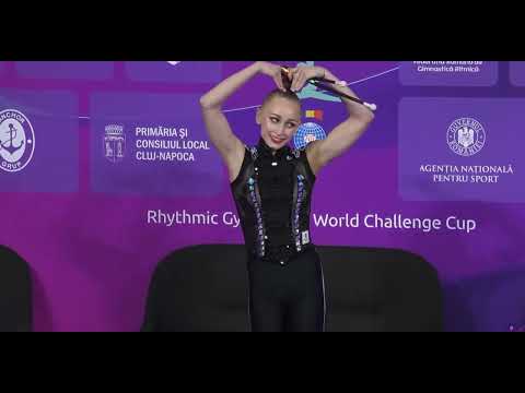 Viktoriia Onopriienko Clubs Final 32,850 4th - World Challenge Cup Cluj-Napoca 2023