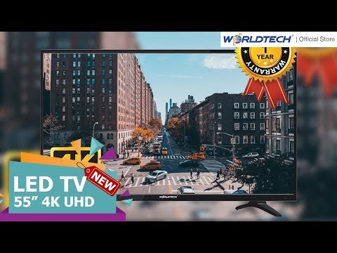 LED TV 4K UHD ขนาด 55 นิ้ว จาก Worldtech รุ่น LED5501 จะคมชัดขนาดไหนมาดูกัน