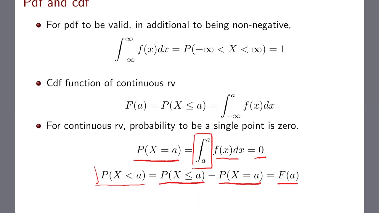 [Chapter 5] #1 Continuous random variables